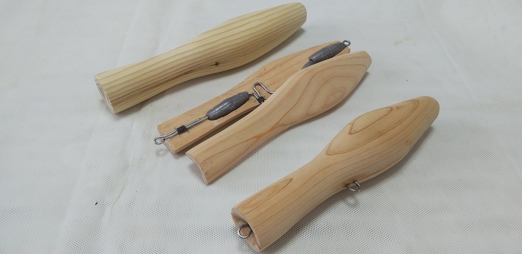 wood carved lures