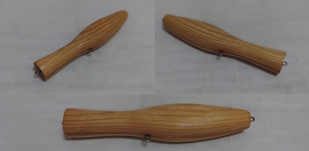 unpainted wood lures