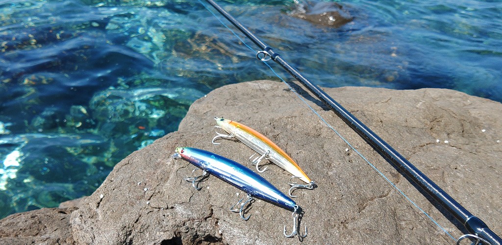 two clear color lures